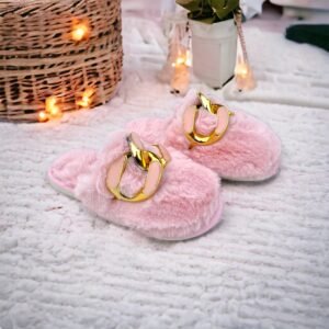 Chain Fur Shoes