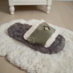 Studs Fur Slides-Green