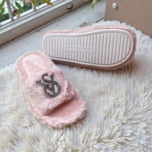 VS Fur Slides-Pink