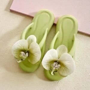 Flower Eva Flip Flop-Green