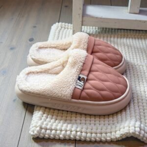 Fur Slippers-Pink