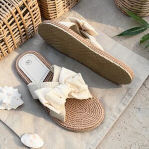 Ribbon Slides Off White