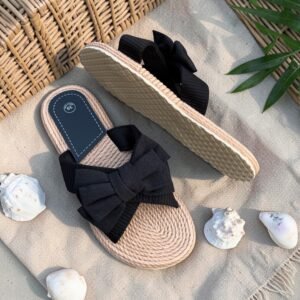 Ribbon Slides Black