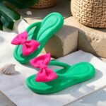 Tie Eva Slides-Green