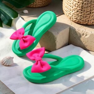 Tie Eva Slides-Green
