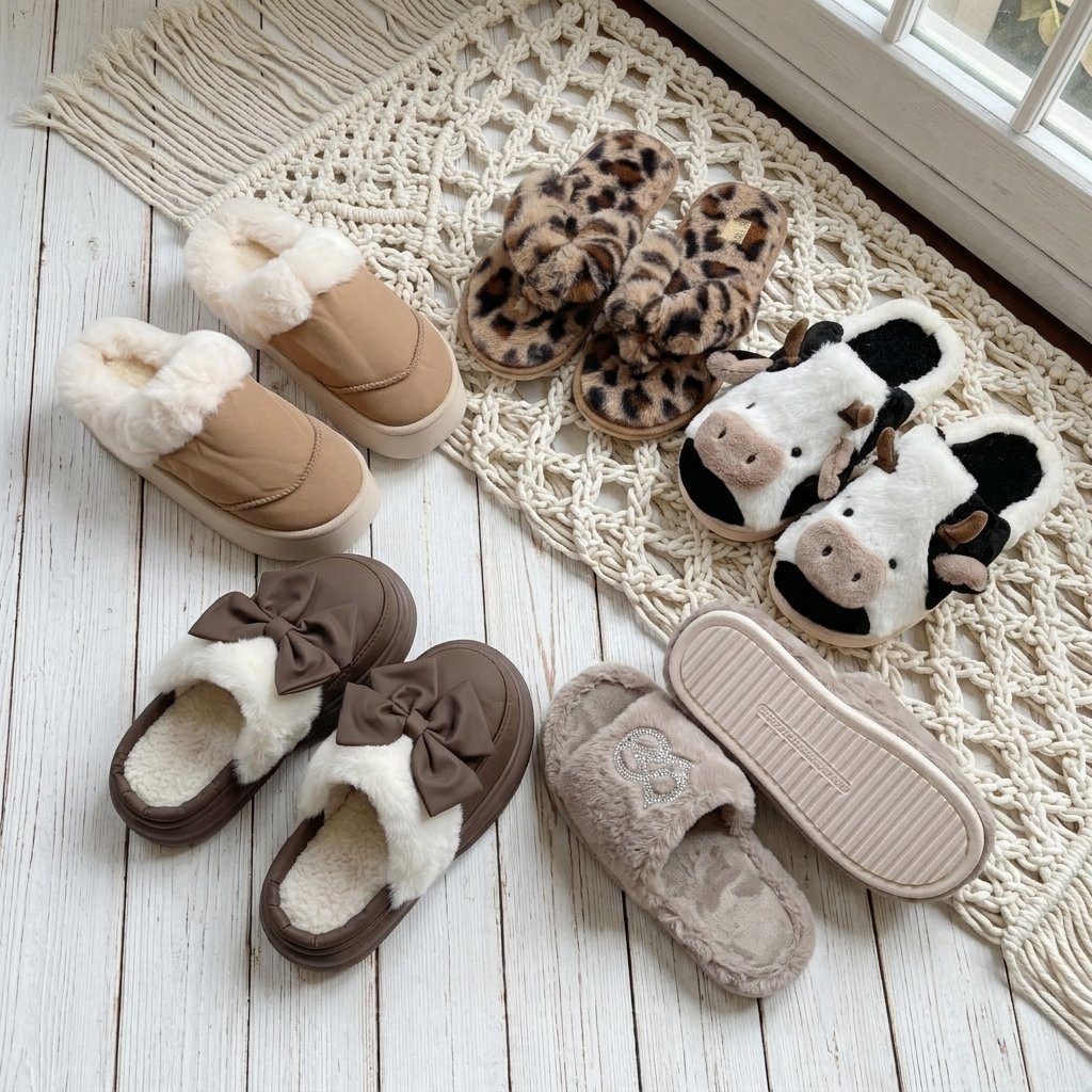 Fur Slippers & Slides