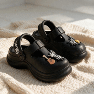 Zebra Clogs-Black